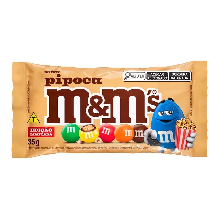 M&M Pipoca 18 stk (35g) (Brasilien) for engroshandel hos Pops Distro Inc