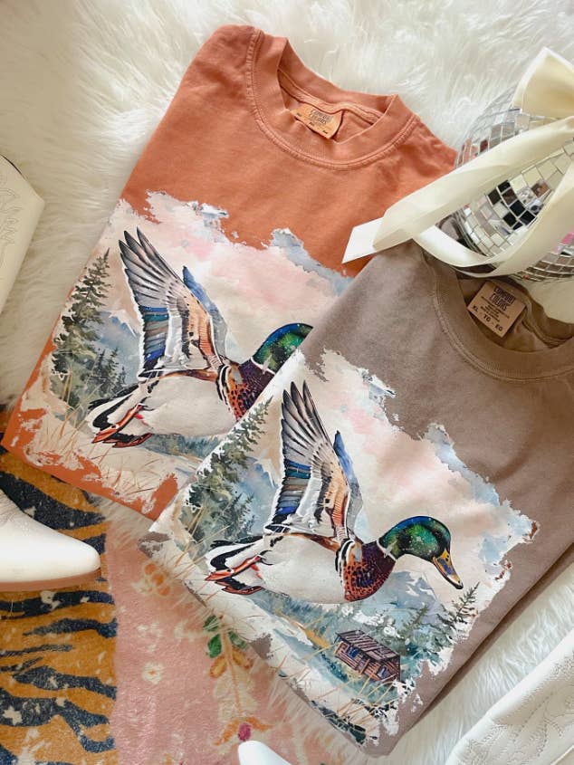 Southern Backroad Tees LLC - Wholesale T-Shirt (Graphic) - Women's - Mallard Duck Tee0