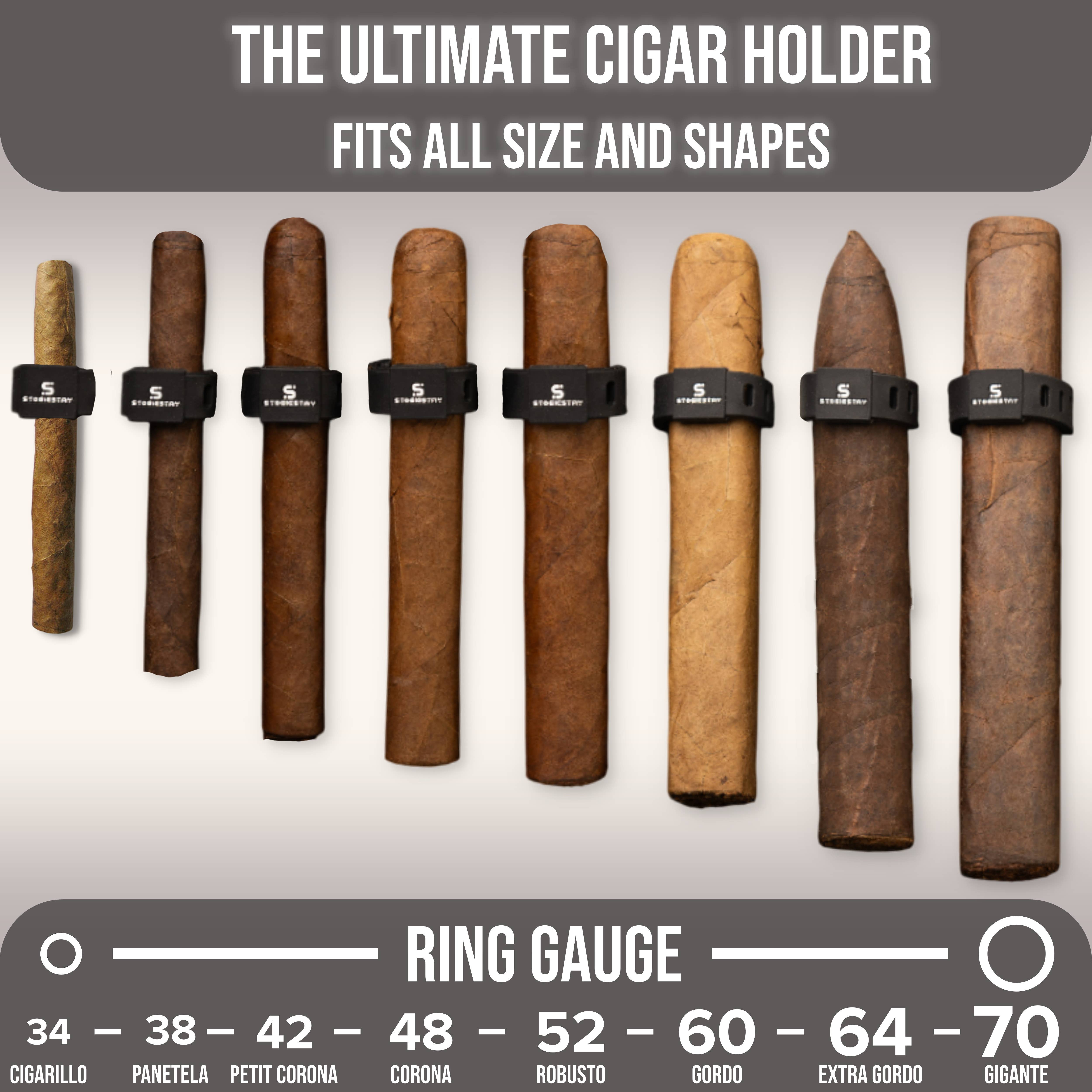 HODL 21 - Wholesale Humidor/Cigar Accessory - StogieStay Magnetic Stogie Holder - Portable Cigar Clip4