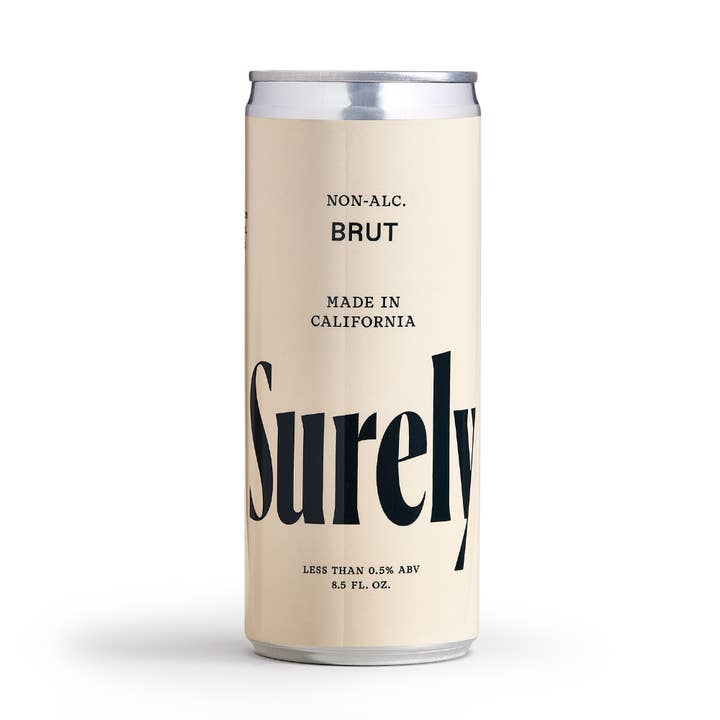 Surely Wine - Wholesale Non-Alcoholic Spirits/Wine/Beer - Non-Alcoholic Brut Can 4-Pack