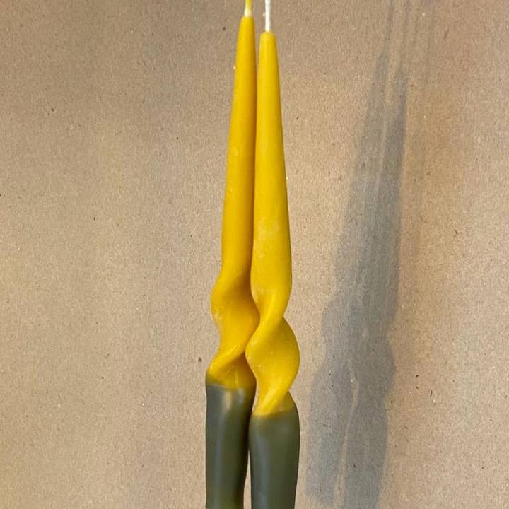 Lecot Studio - Wholesale Tapered Candle/Candlestick - Velas
Twist DIP - Set of two1