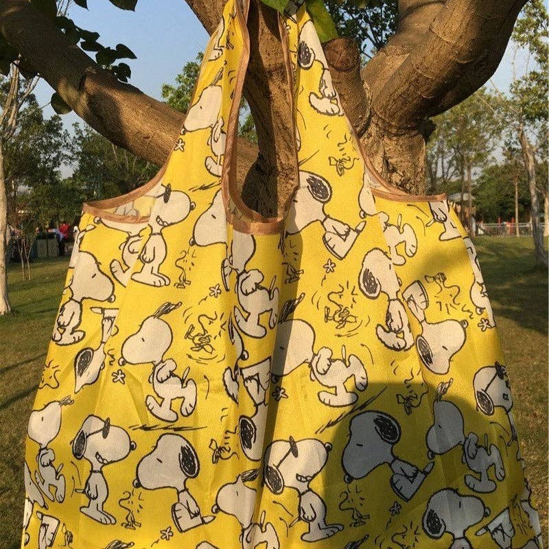 FurDecoration – wholesale Grocery/shopping bag – Creative Printed Foldable Single-Shoulder Shopping Bag0