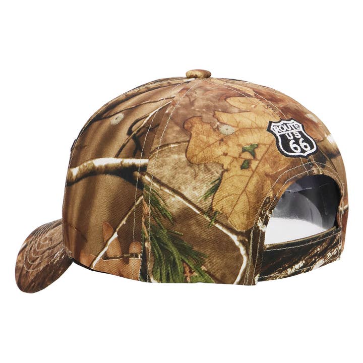 Cap Zone - Wholesale Baseball Cap - Women's - Route 66 Emblem The Mother Road Logo Baseball Cap7