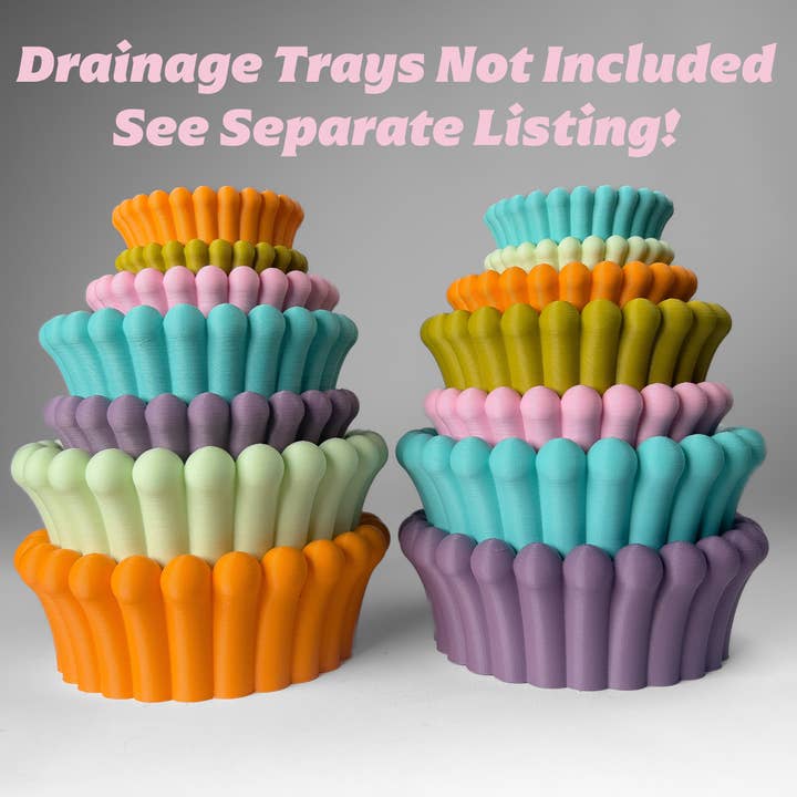 Object Lover - Wholesale Plant Pot - Anemone Planters - 5 and 6 Inch (6 Beautiful Colors!)2