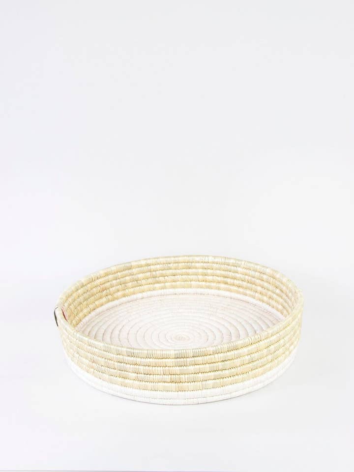 Tray | Colour Block Design | Natural for wholesale by WomenCraft