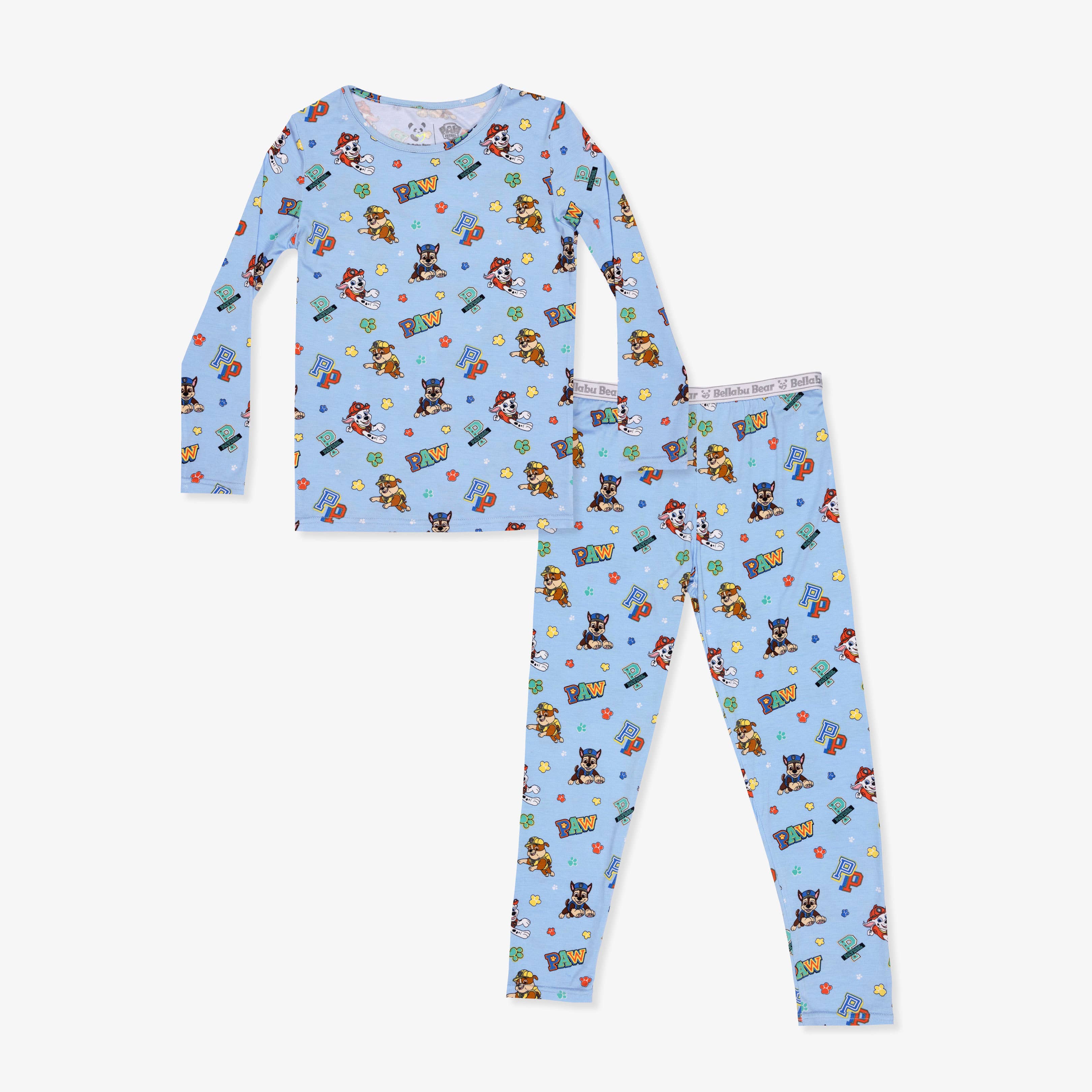 Bellabu Bear - Wholesale Sleepwear Set - Kids - PAW Patrol: Varsity Boys Bamboo Kids Pajamas0