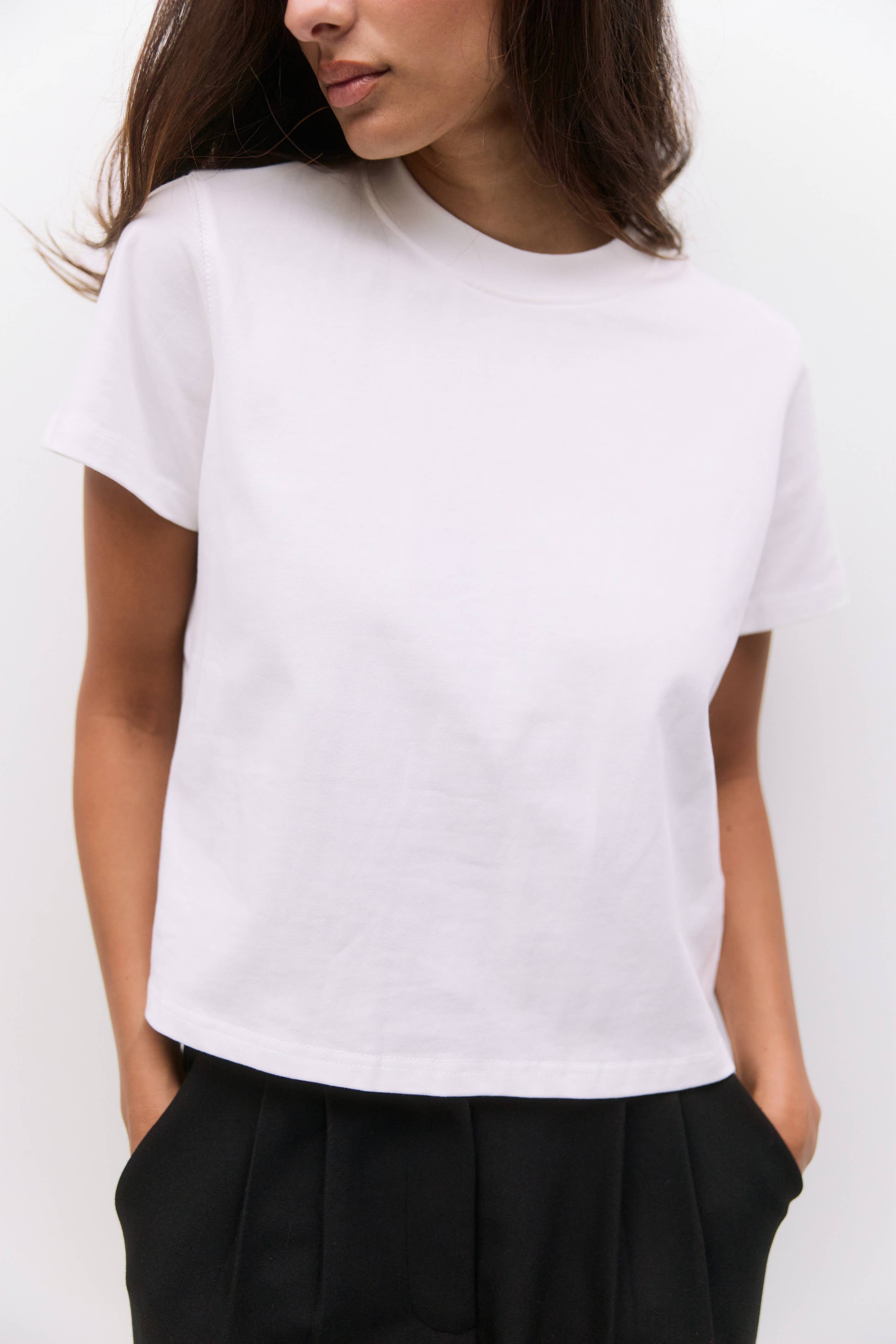 MOD REF - Wholesale T-Shirt - Women's - The Lanie Top | Women's Heavyweight Cotton T-Shirt18