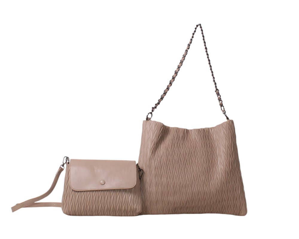 MIA LAROUGE - Wholesale Shoulder Bag - Women's - DOUBLE BAG, WITH TOILETRY BAG. NEW COLLECTION.4