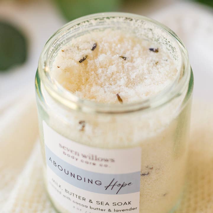 Bath Soak / Abounding Hope for wholesale by seven willows body care co.