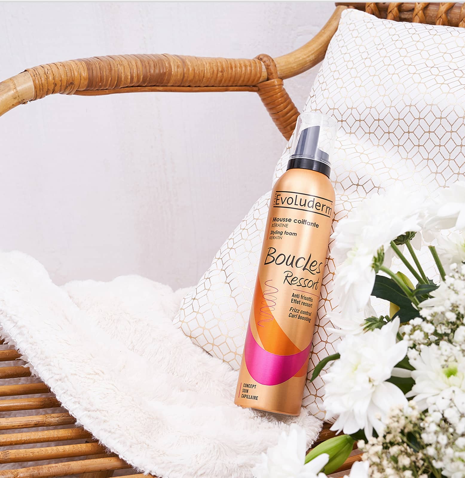 Evoluderm - Wholesale Hair Styling Gel/Mousse - Boucles Ressort Keratin Styling Mousse1