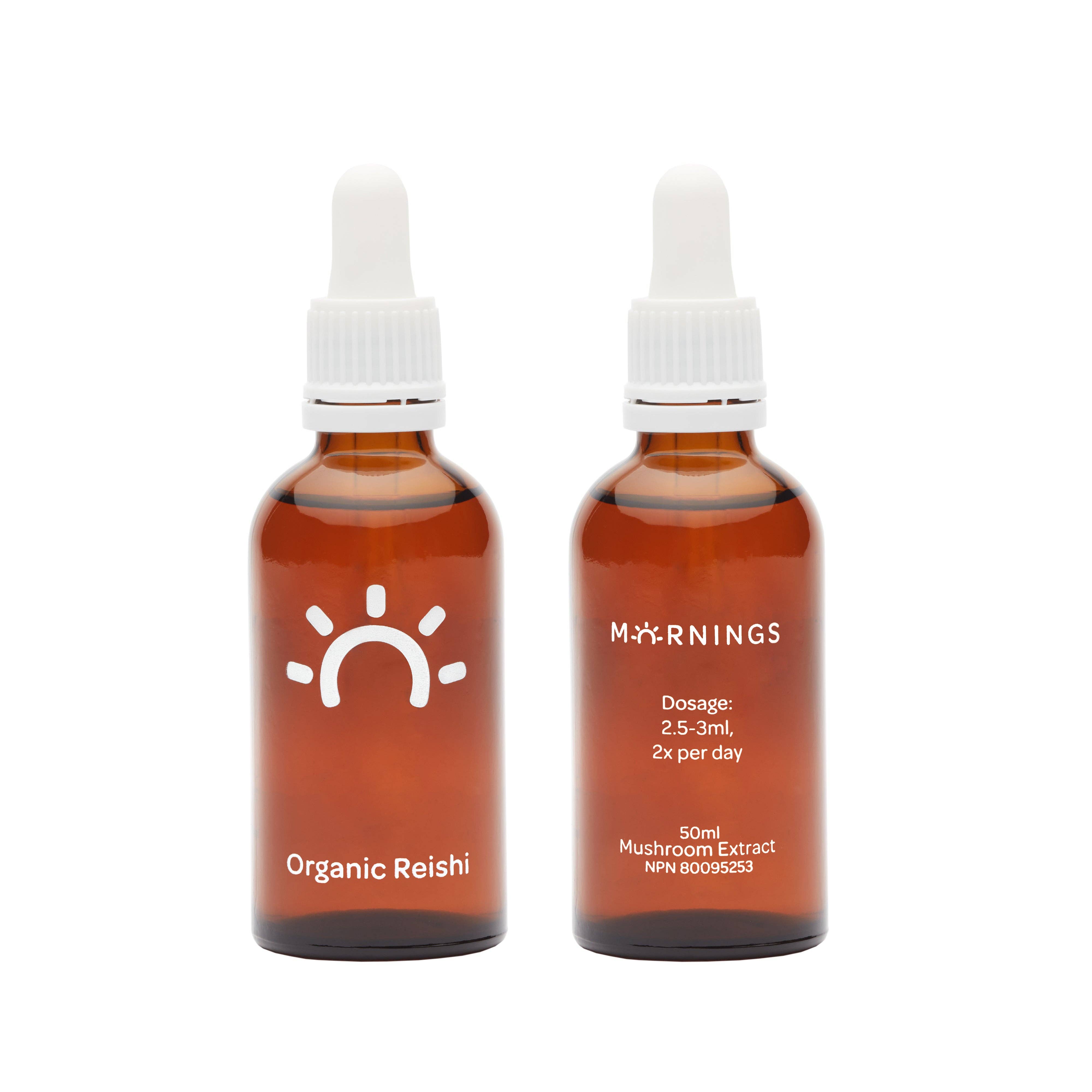 MORNINGS - Wholesale Oral Supplement/Vitamin - Organic Reishi1