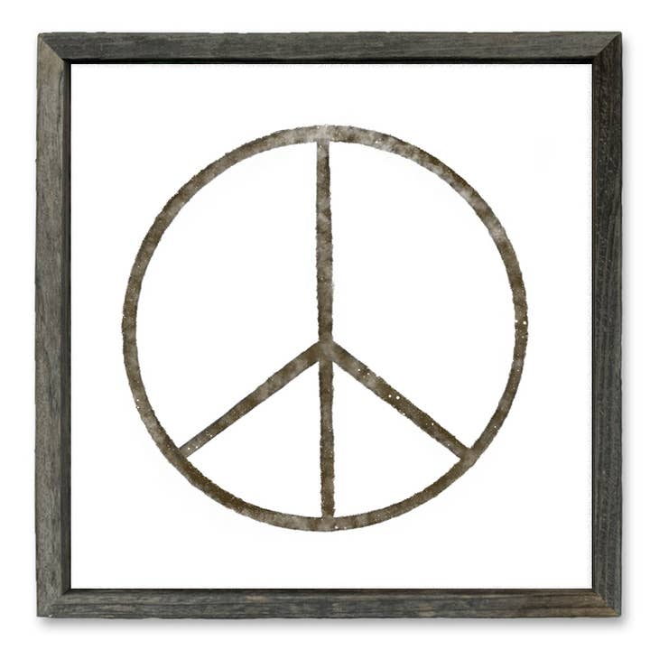 Sweet Gumball Inc. - Wholesale Sign - 'Peace Sign' - Shelf Art