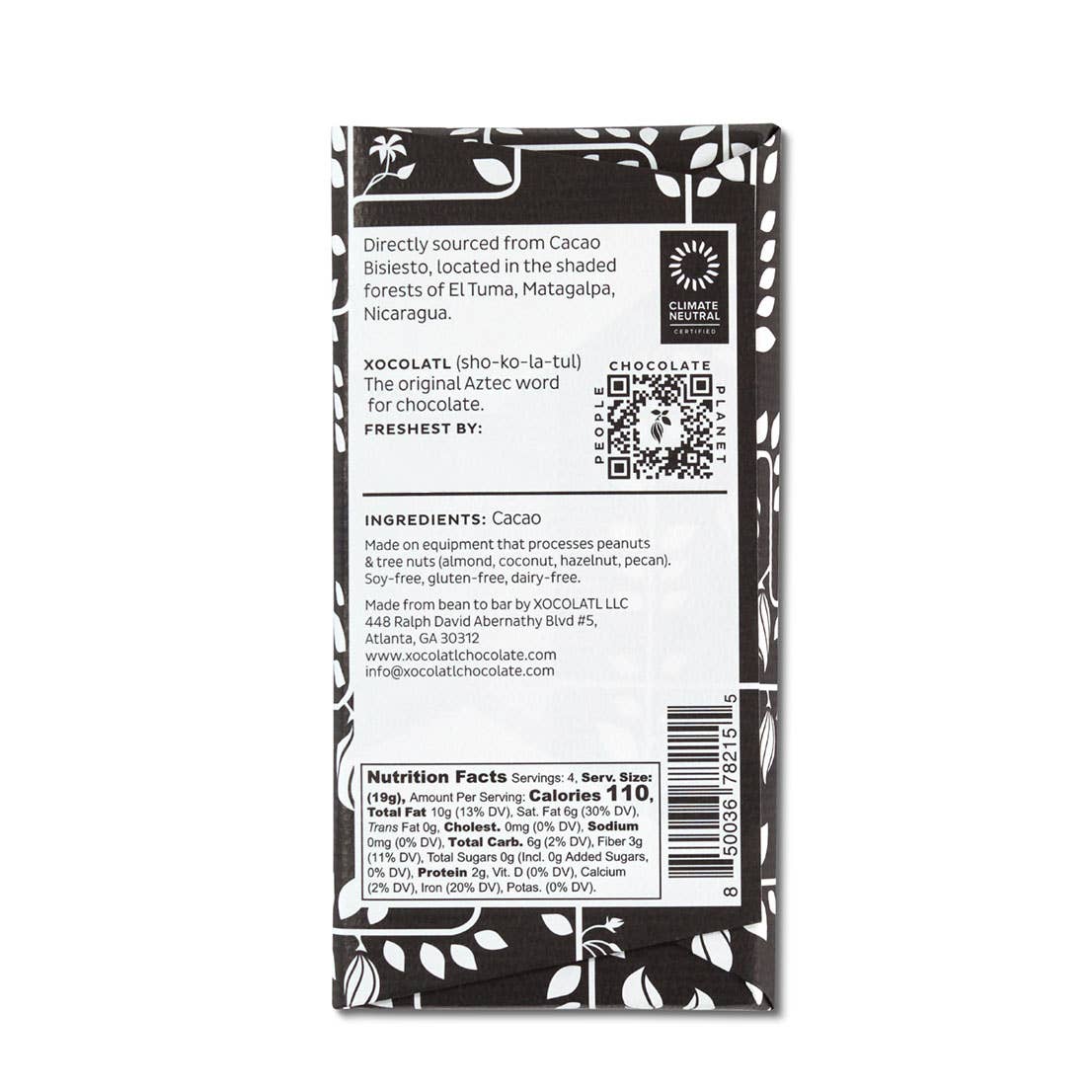 Xocolatl Small Batch Chocolate - Wholesale Chocolate Bar - Pure 100% Single Origin Dark Chocolate2
