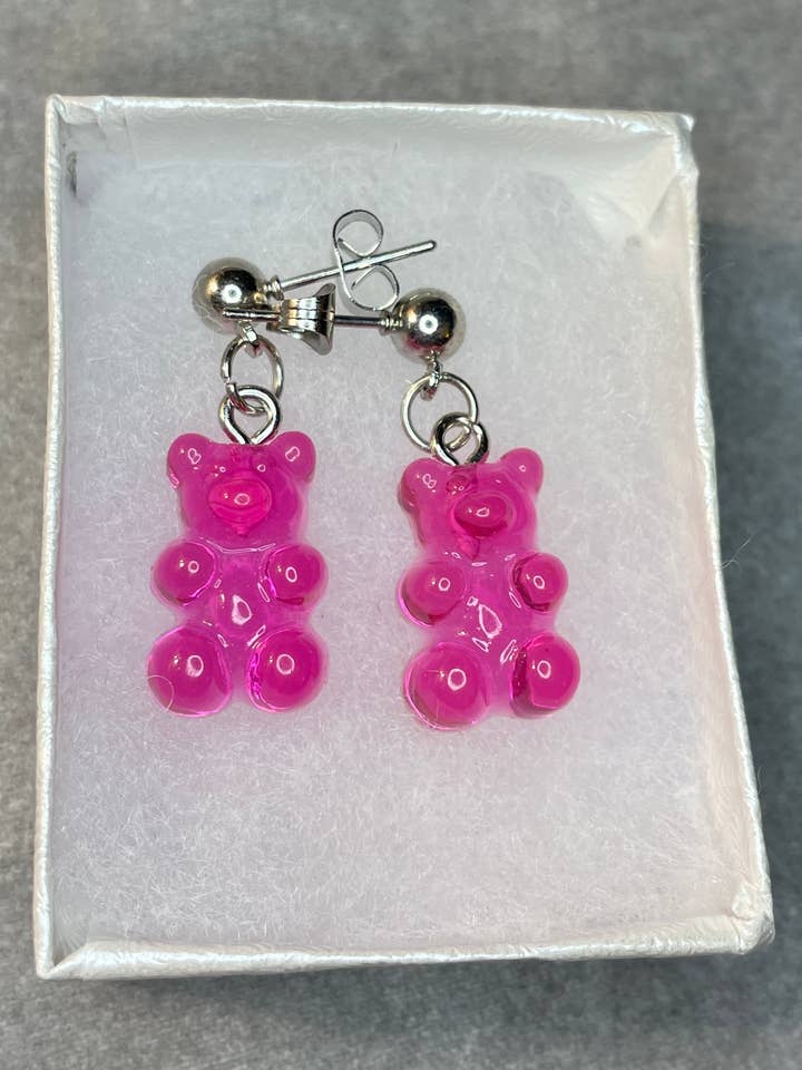 Gummy Bear Earrings for wholesale by CJM Design Studio
