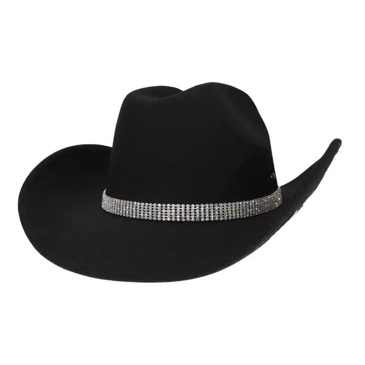 C.C Beanie - Wholesale Cowboy Hat - Women's - Houston Sequin Stars Cowboy Hat VCC00780