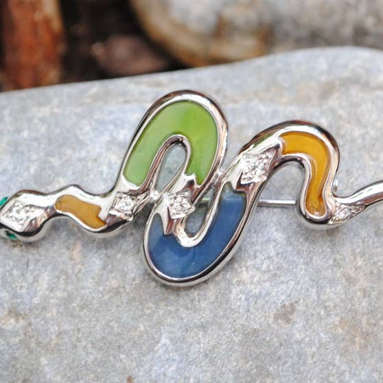 Broche de cobra epóxi por atacado de Declic