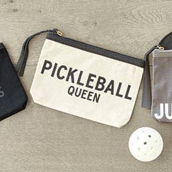 Santa Barbara Design Studio by Creative Brands - Wholesale Pouch - Women's - Canvas Pouch - Pickleball Queen1