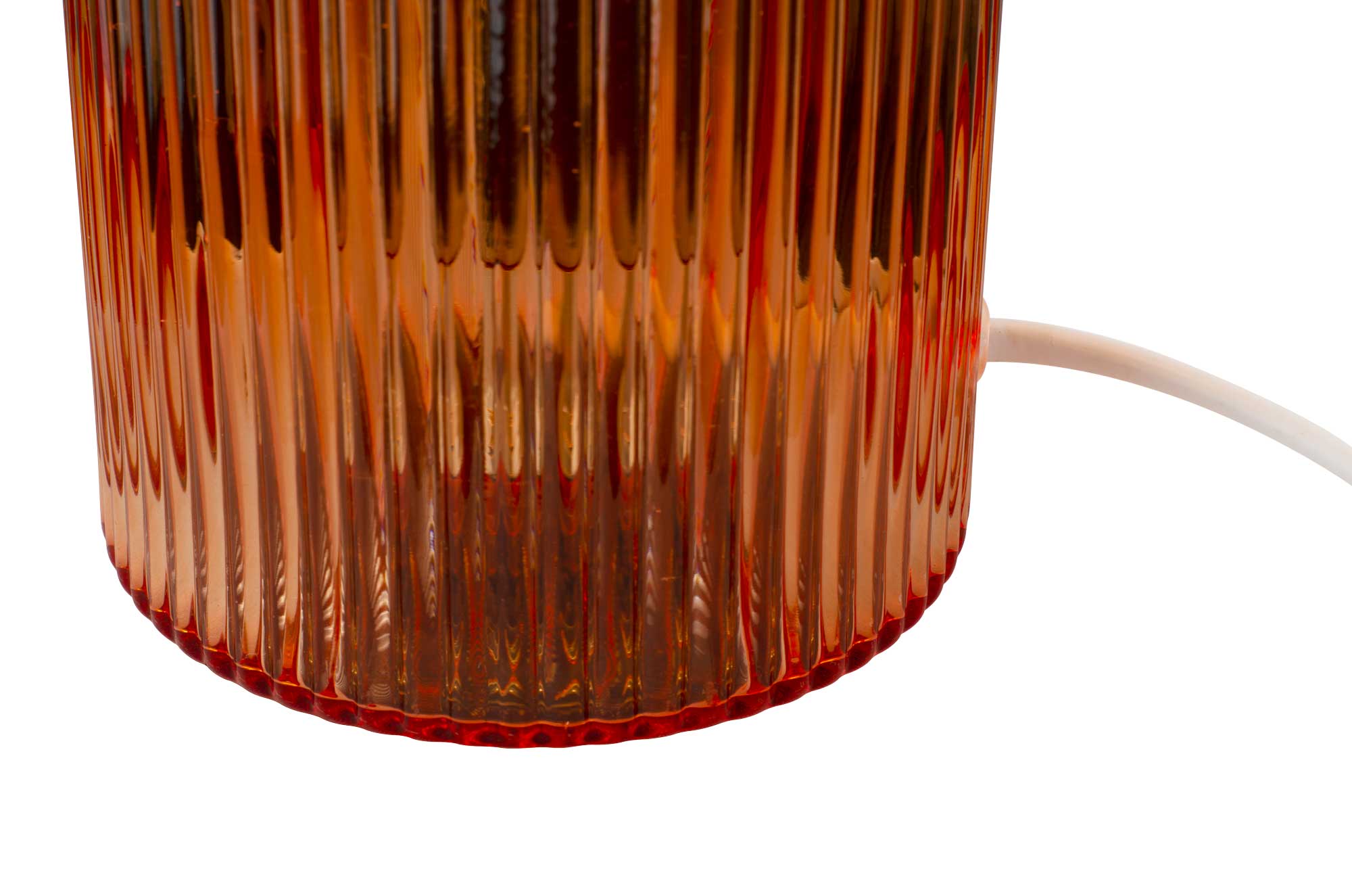 C-Création – Großhandel Stehlampen – Charmy farbige Tischlampe aus geriffeltem Glas9