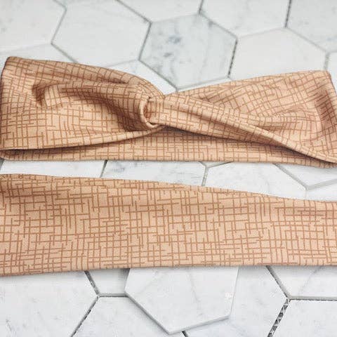 Textured Cappucino for wholesale by xoxoNickyBee Headbands