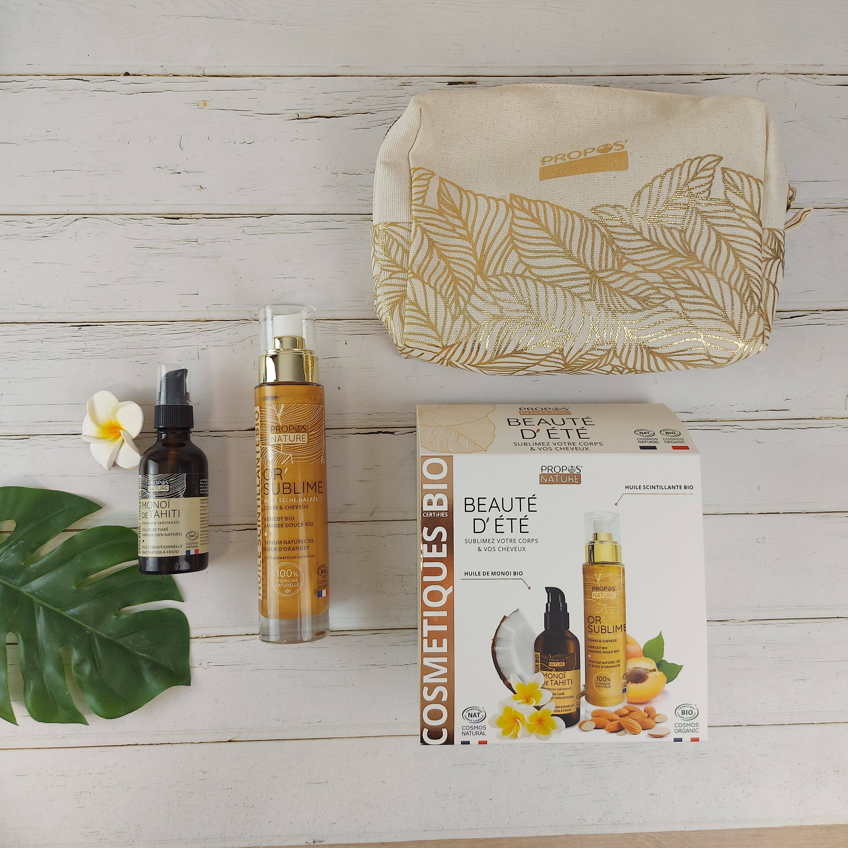 Propos'Nature – wholesale Bad- och kroppsvårdsset – Sublime Skönhetskosmetisk Set - 2 Ekologiska Behandlingar - Present4