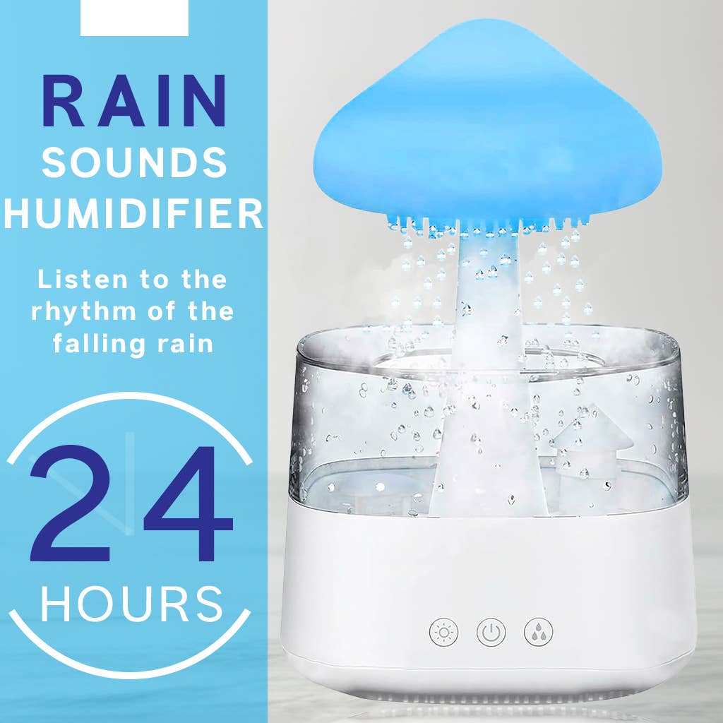 GoLiveAi - Wholesale Electronic Diffuser - 1 Raincloud Humidifier Large Coin and 1 Portable Humidifier 1