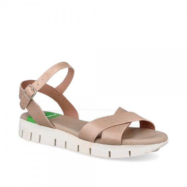 Creta S Darling Pure White Beige Sandals for wholesale by Slowwalk