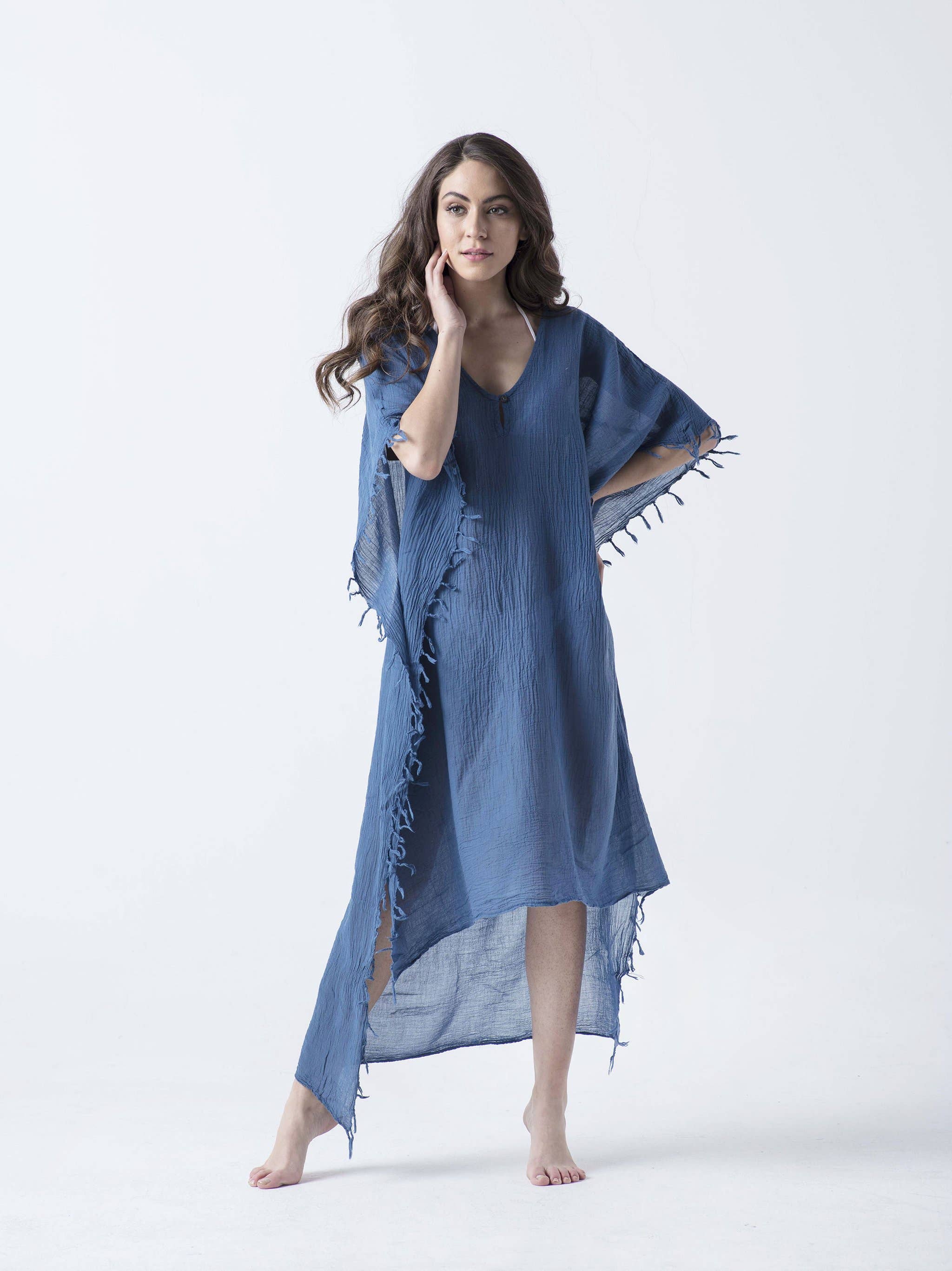 AYLIN COLERI-LUXURY RESORT/LOUNGE WEAR COLLECTION - Wholesale Swim Cover Up - Women's - Foxy-Beach/Resort Caftan9
