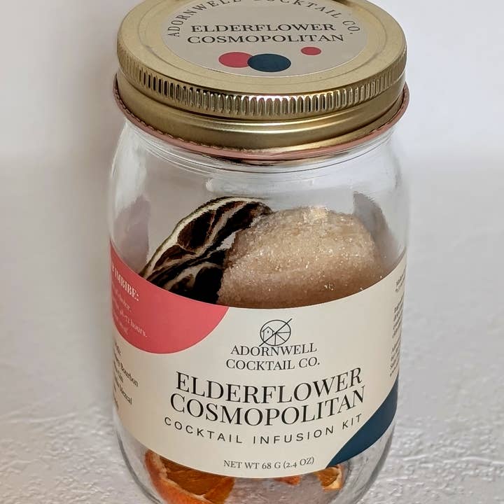 Adornwell Cocktail Co. - Wholesale DIY Drink Kit - Elderflower Cosmopolitan Cocktail Infusion Kit4