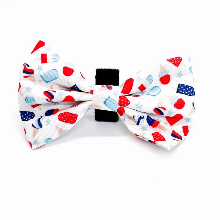 Nœud papillon pour chien - Sucettes glacées Pawtriotic pour la vente par Jersey Border Collars