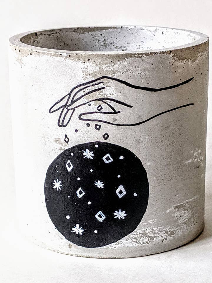 Stardust Pflanzkübel aus Beton für den Großhandel von ForgottenProperty