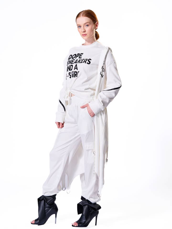 The Fifth Week - Wholesale Jas - Dames - Witte Peek-A-Boo Duster Jas