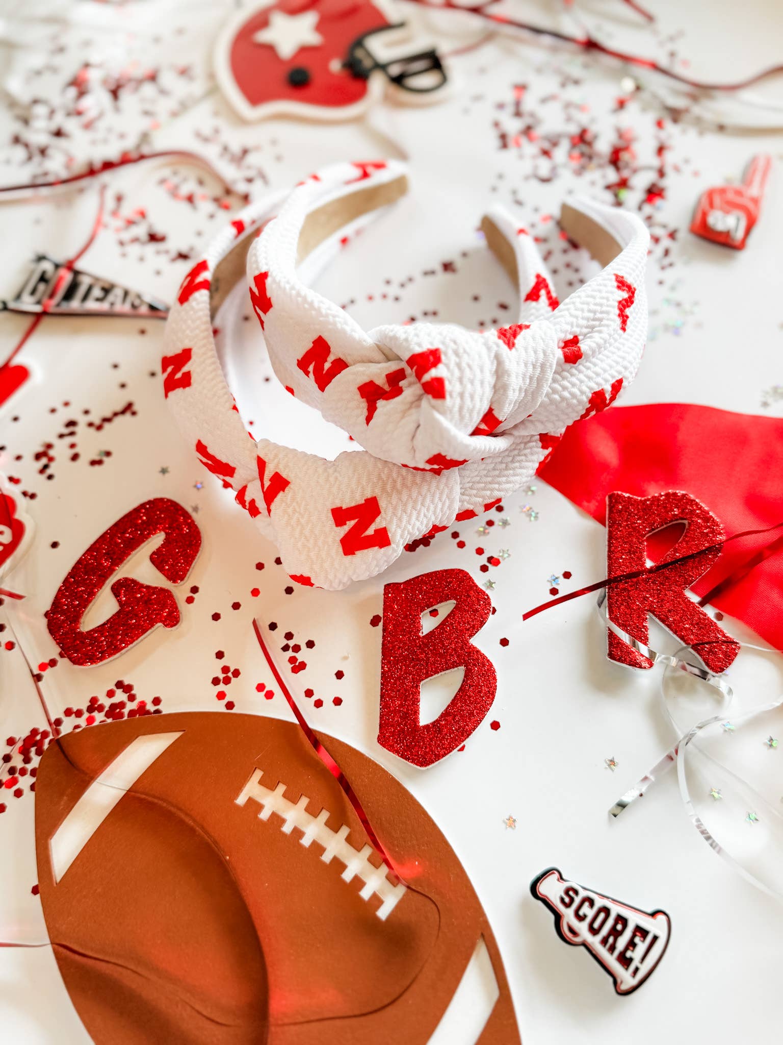 Ruby Red Threads - Wholesale Fashion Headband - Women's - "N" Printed Structured Headband1