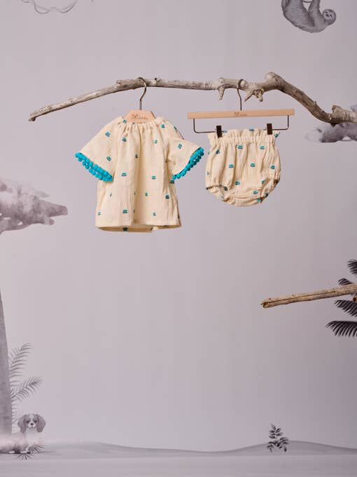 Blumige Stoff-Culotte für den Großhandel von LaTitta