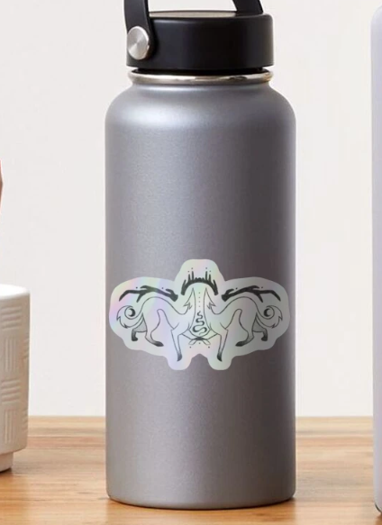 Art From Noticing - Wholesale Sticker - Twin Fox Sticker1