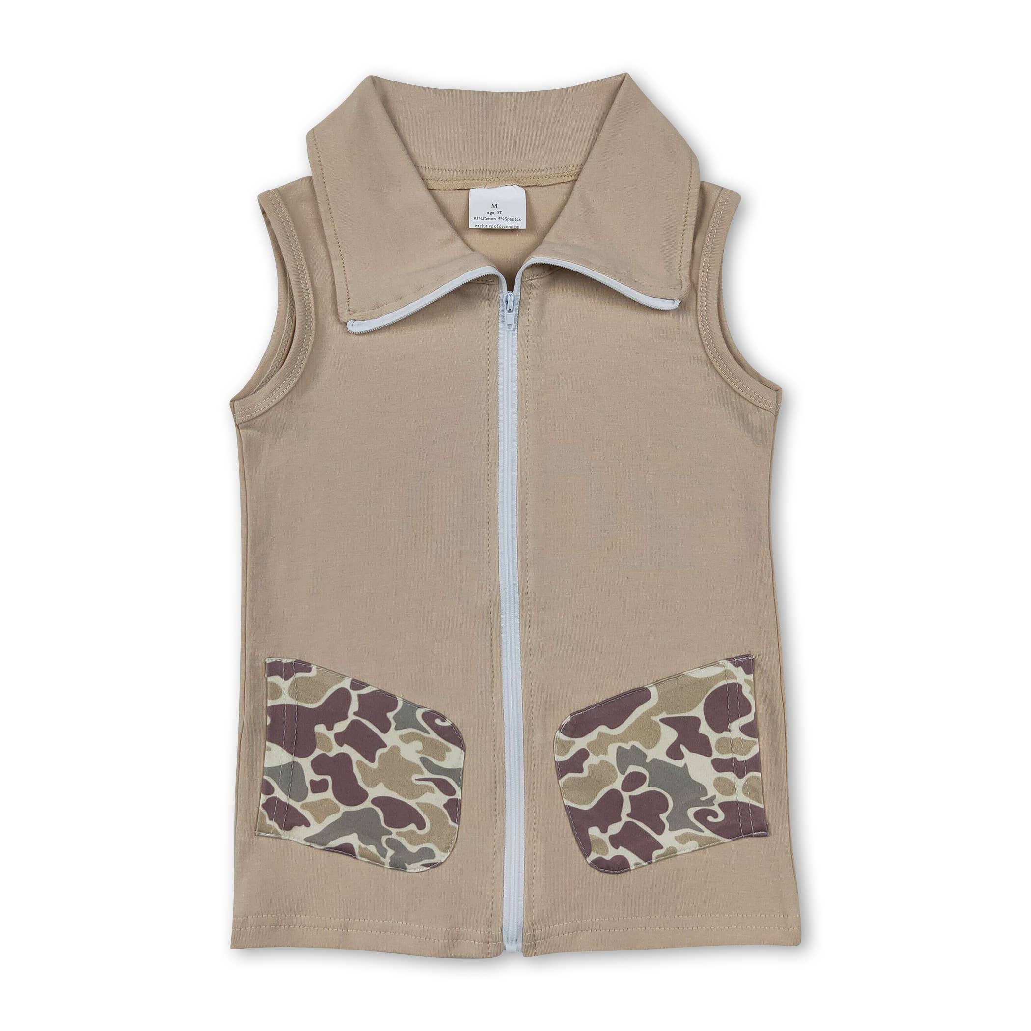 Yawoo Garments - Wholesale Top & Pant Set - Kids - Deer tunic camo ruffle pants girls hunting clothing1