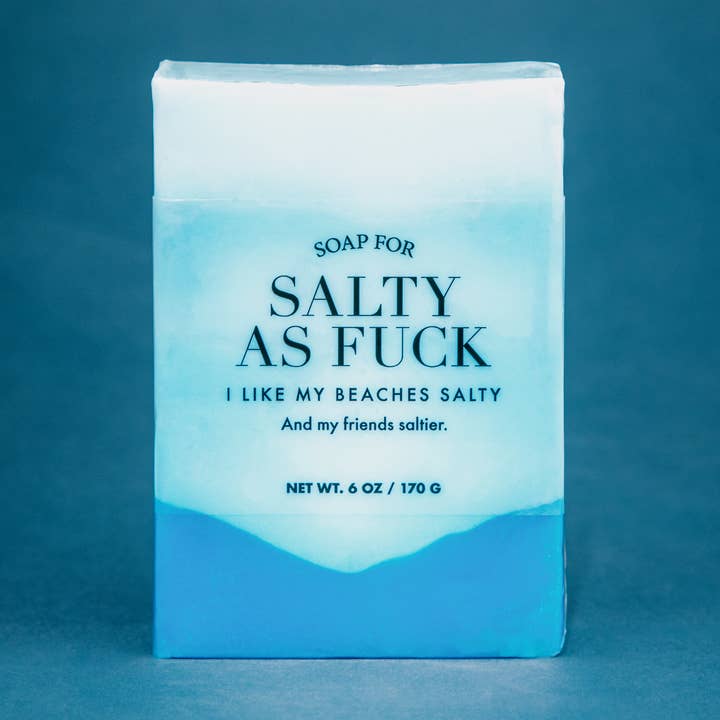 Whiskey River Soap Co. - Venta al por mayor Pastilla de jabón - Jabón para Salty As Fuck | Funny Soap0