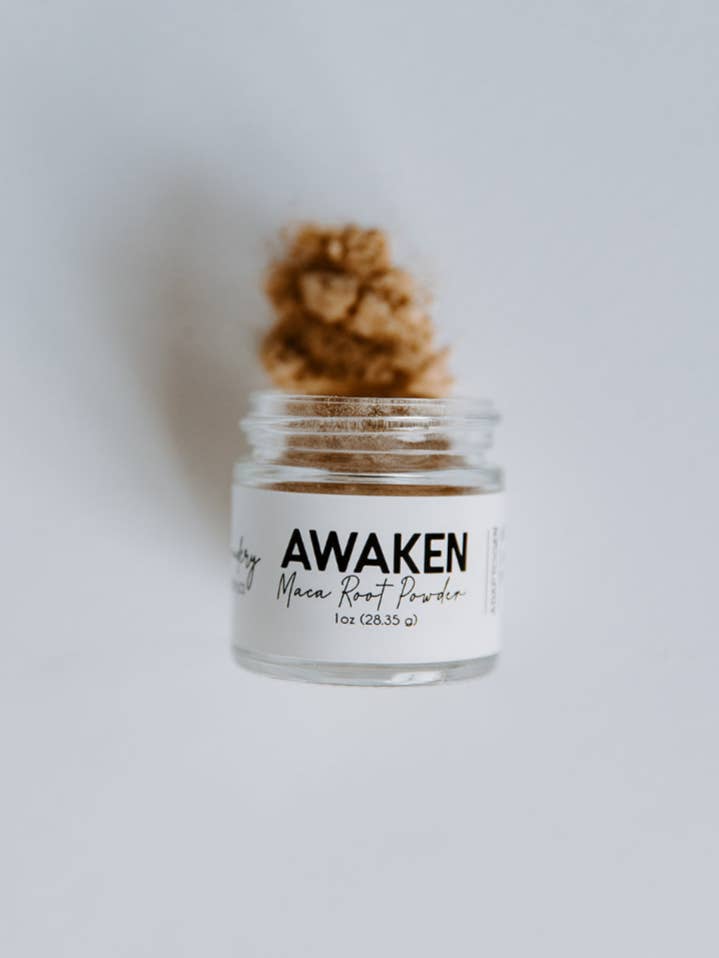 Daily Dose Adaptogen Powder – Awaken Maca Root 1oz for wholesale by The Goodery