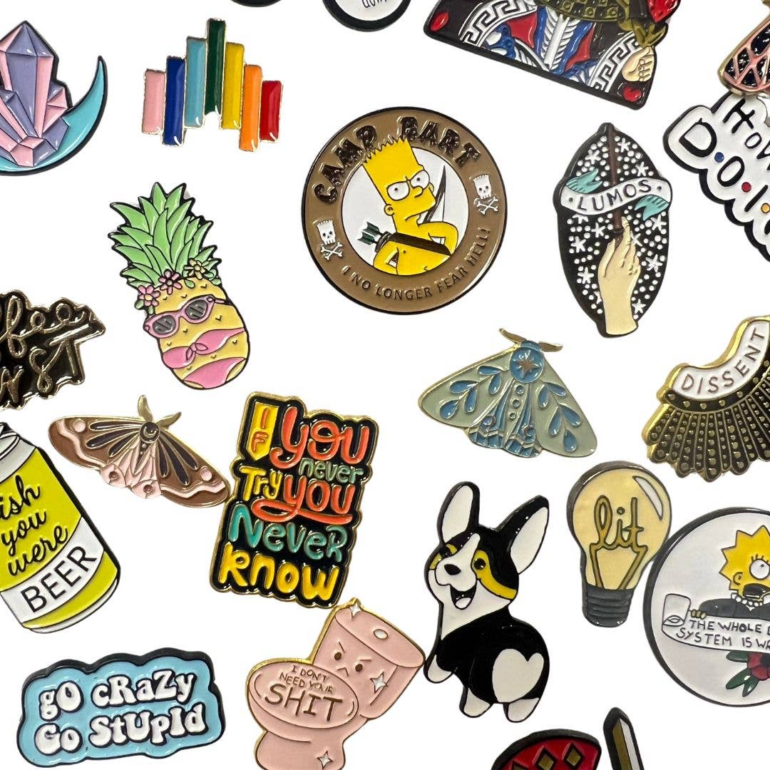 Gypsy Soul – Großhandel Anstecker/Button – Kräftige und farbenfrohe Emaille-Anstecker - 24er Set3