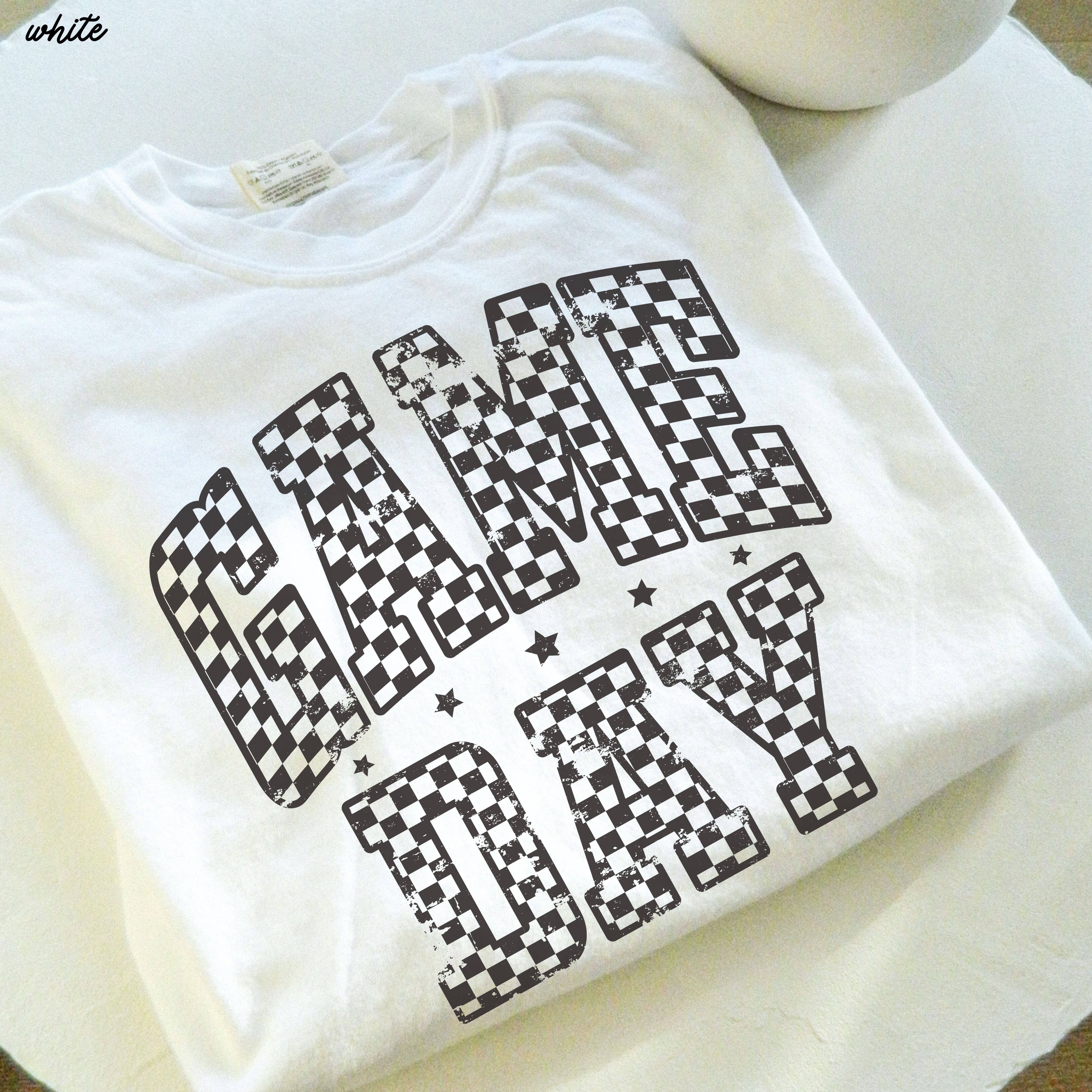Chloe Vs Tank - Wholesale Screen Printed T-Shirt - Women's - Game Day Checkered Tee *12 Colors (S-3X)2