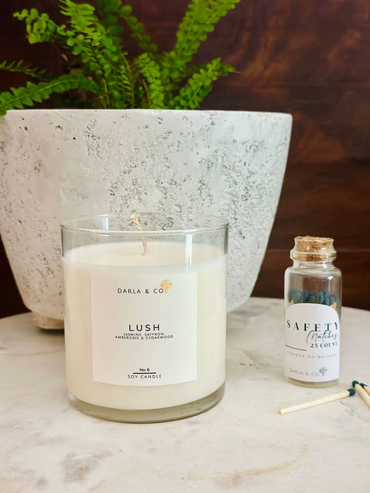 Lush (geïnspireerd op Baccarat Rouge) voor wholesale door Darla & Co.