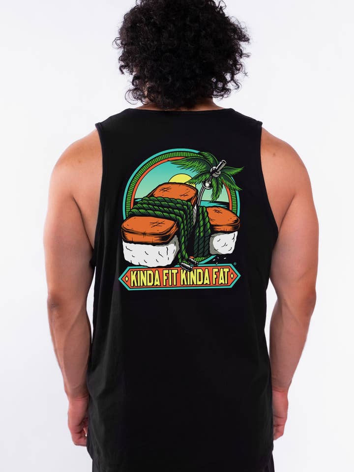 Muskeln und Musubi Tanktop für den Großhandel von Kinda Fit Kinda Fat