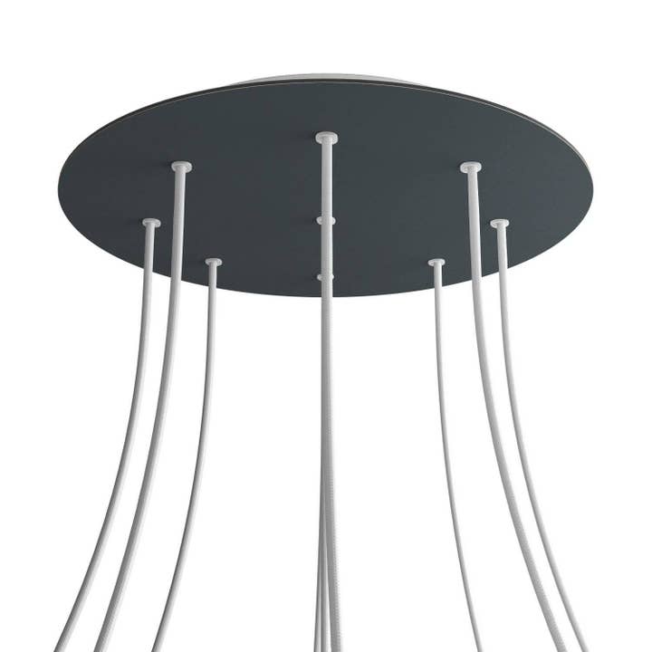 XXL Rose-One rosette, round, diameter 400 mm with 9 holes and 4 holes for wholesale by LIGHTINUP S.R.L.