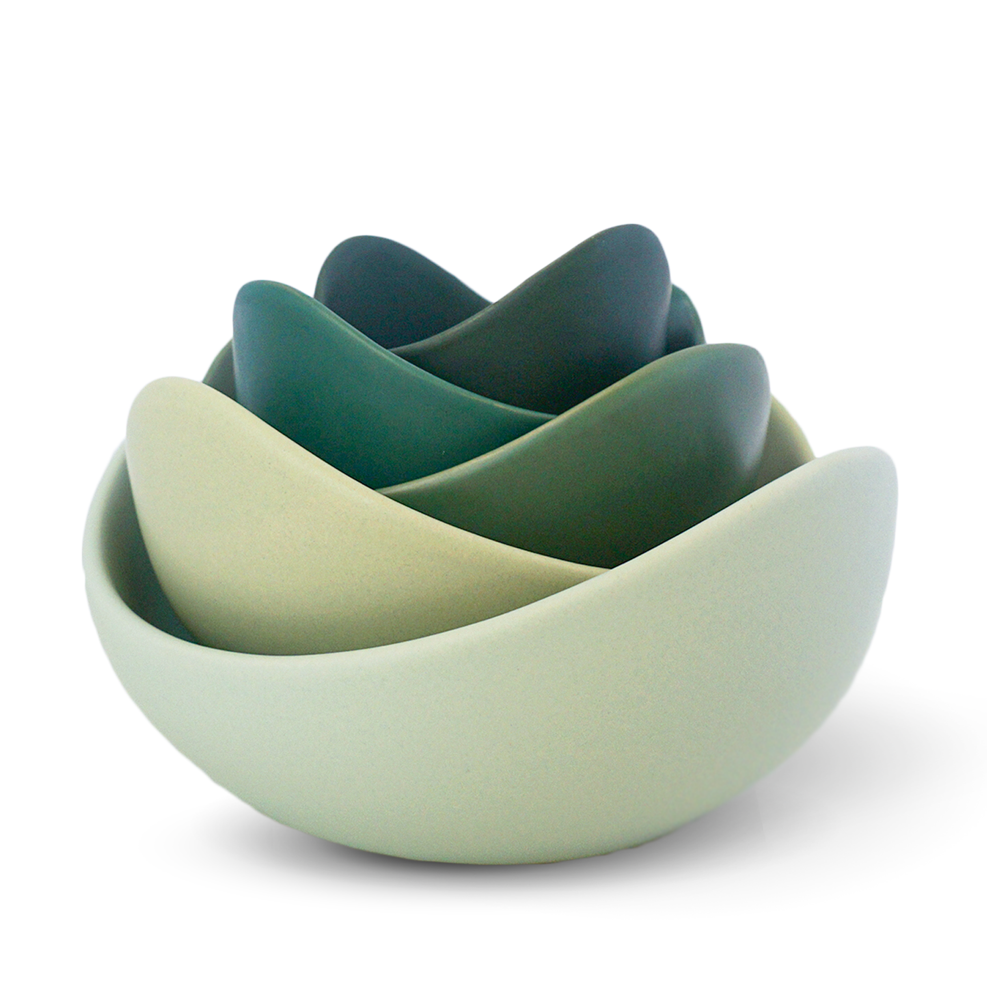 Wabi Sabi Aesthetic - Vente Assiettes/plats/bols de décoration - Bols gigognes en céramique Natalia10