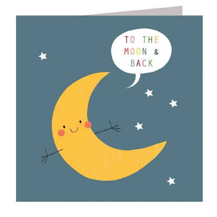WO29 Moon & Back Card for wholesale by Kali Stileman Publishing