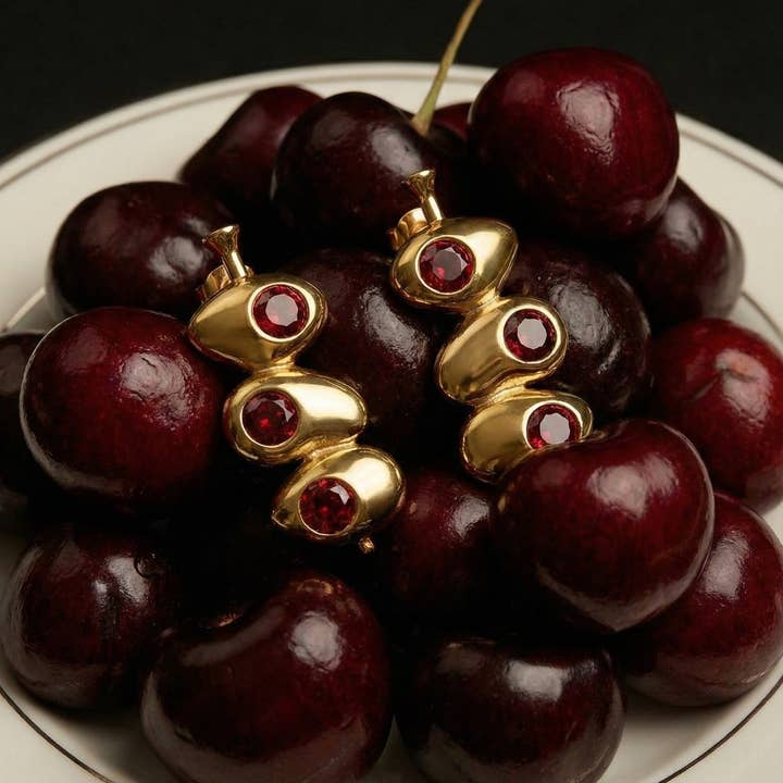 Liv Bella Vita | European Inspired Waterproof Jewelry - Wholesale Stud/Post Earrings - Velvet Martini Olive Earrings2