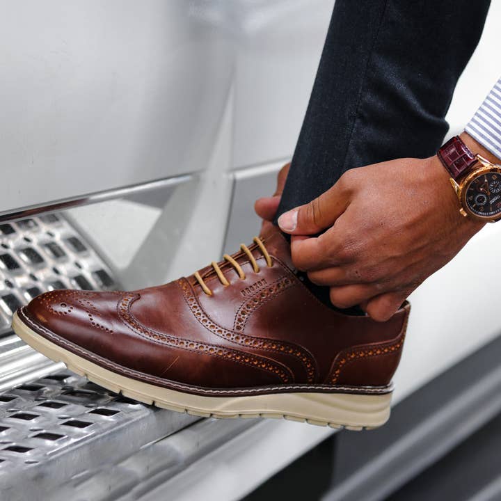 PROXON PREMIUM WORKWEAR - Wholesale Oxford Shoes - Men's - STEEL TOE OXFORD SHOE VOLTA AMBER