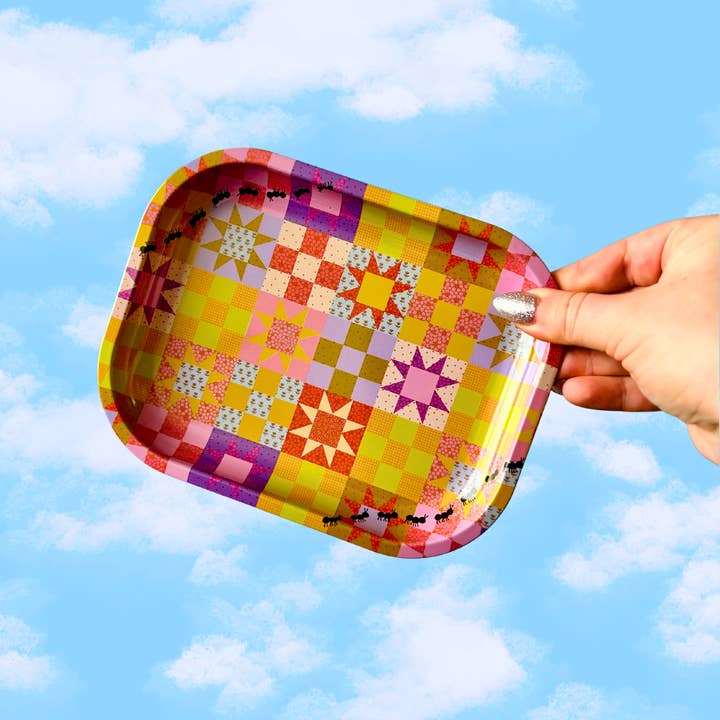 Patchwork Quilt Tray and other Purchase Wholesale tejidos patchwork. Free Returns & Net 60 Terms on Faire trending on Faire.