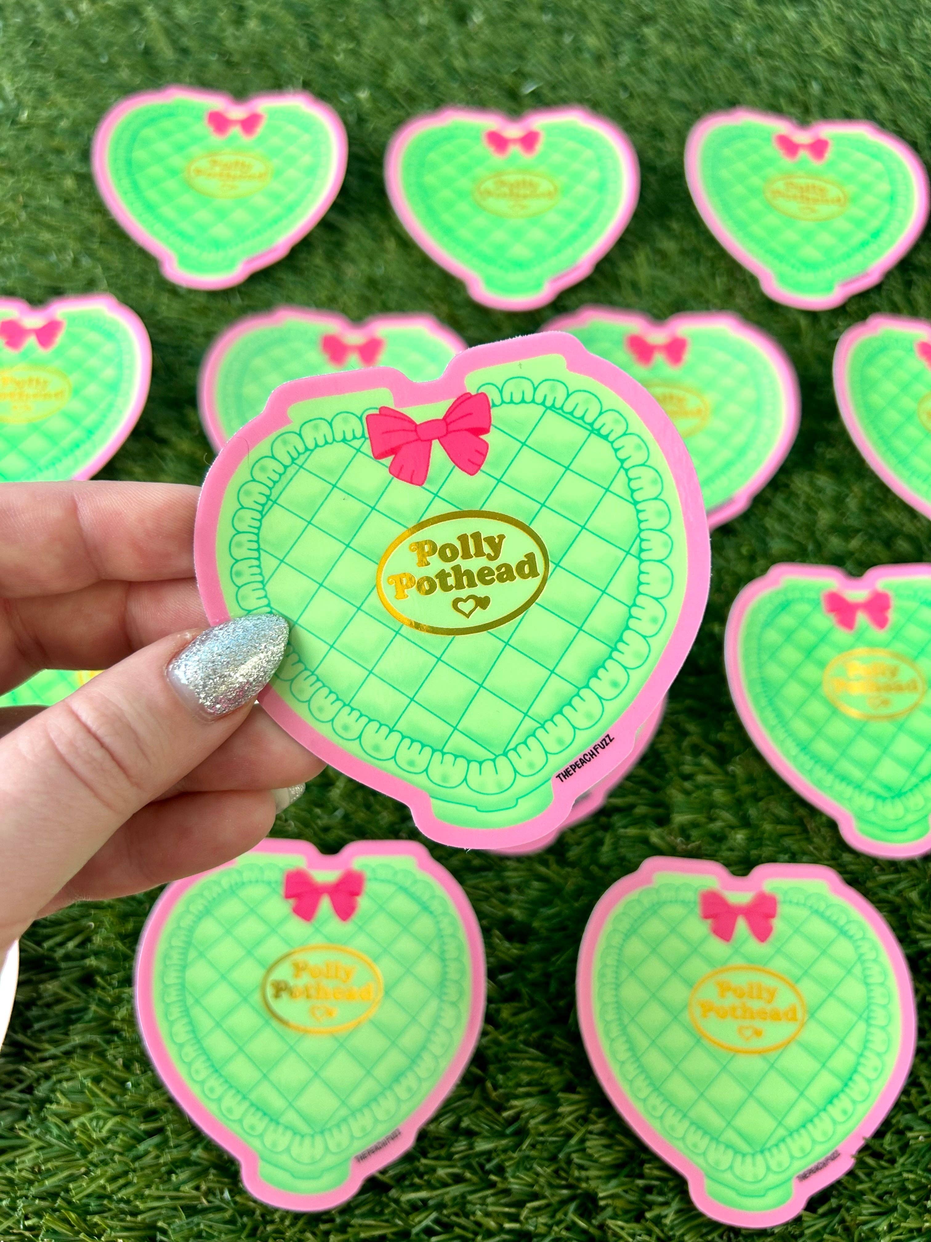 The Peach Fuzz - Wholesale Sticker - Polly Pothead Sticker1