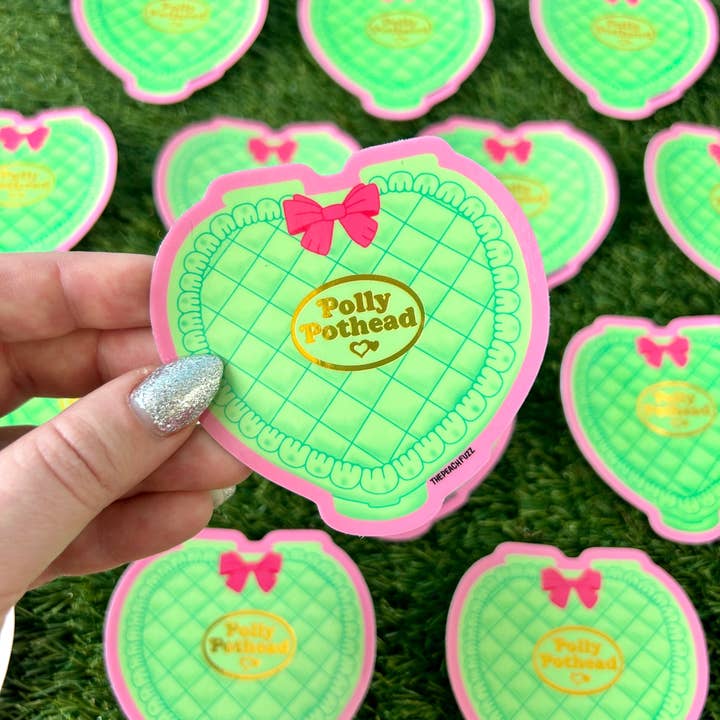 The Peach Fuzz - Wholesale Sticker - Polly Pothead Sticker1