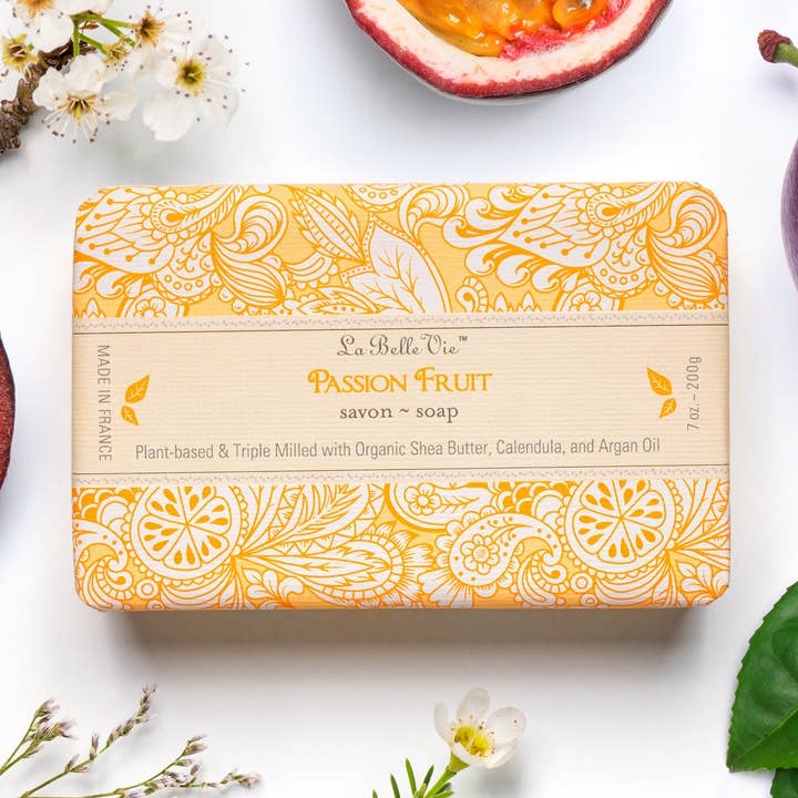 La belle Vie Passion Fruit Soap - 7oz/ 200g for wholesale by Ton Savon Inc